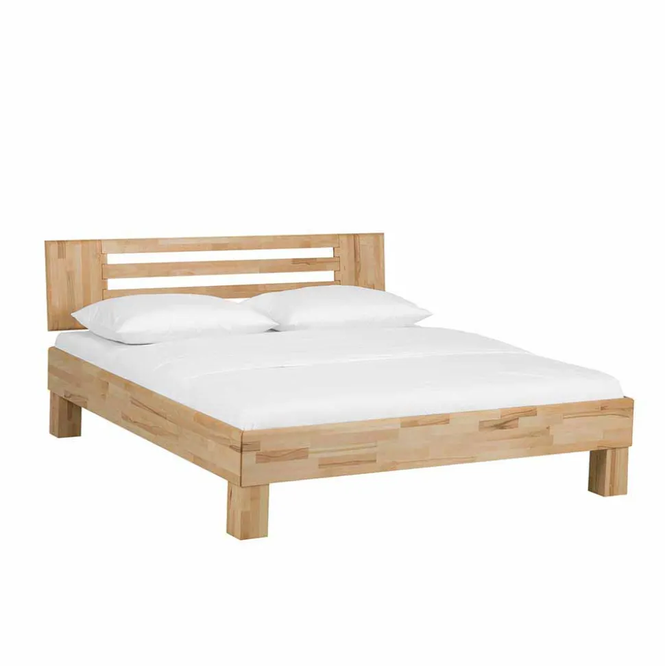 Holzbett Life in Kernbuche natur geölt