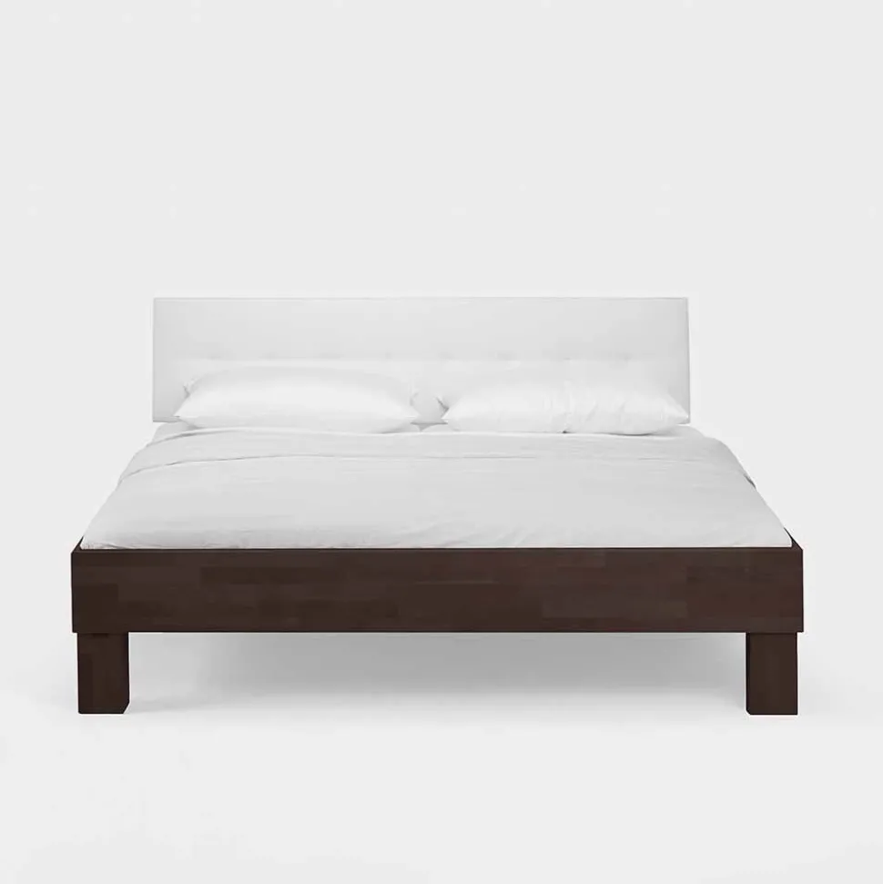 Holzbett Valdis in Buche Wenge massiv