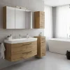 Holzdekor Badezimmermöbel Kombi - Arazony (vierteilig)