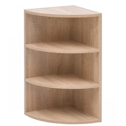 Holzdekor Hängeregal für die Ecke - Estateas