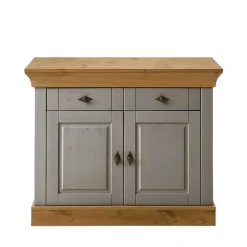 Holzkommode Cempino in Grau