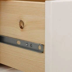 Holzkommode in Cremefarben gewachst - Rospus