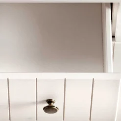 Holzkommode in Weiß gewachst - Cilao