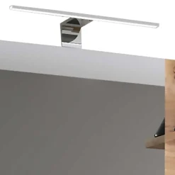 Holzlook Bad mit Doppel-Waschtisch - Ursela (vierteilig)