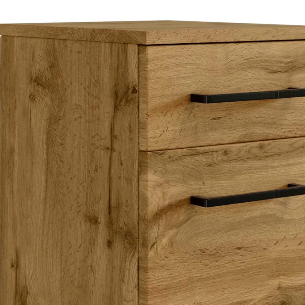 Holzoptik Bad-Unterschrank stehend oder hängend - Arazony