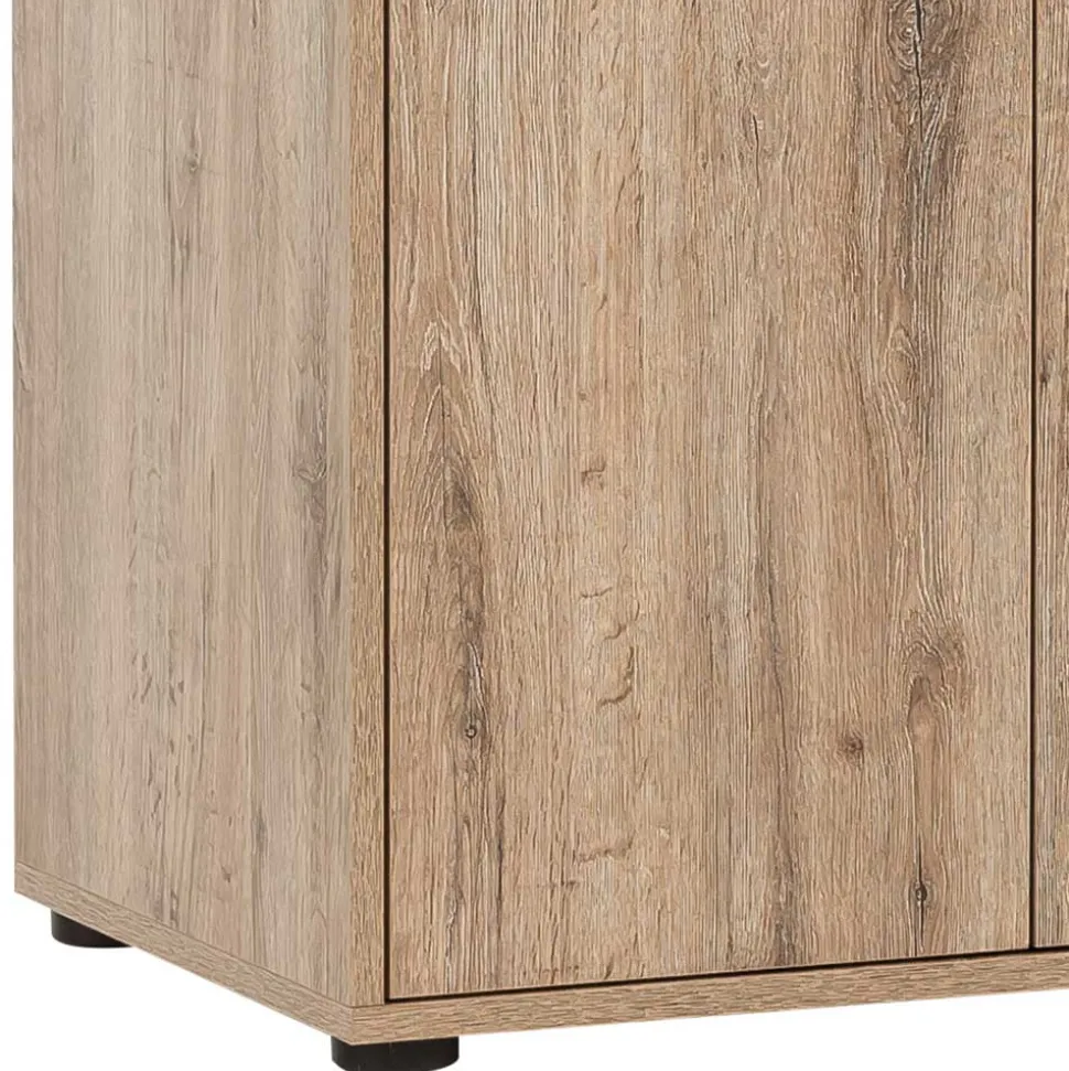 Holzoptik Büroschrank in Wildeiche - Jytte