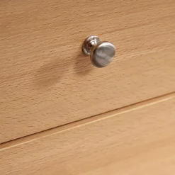 Holzoptik Kommode mit fünf Schubladen - Estelany