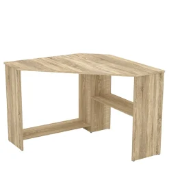 Holzoptik Winkelschreibtisch in Sonoma-Eiche - Rikers