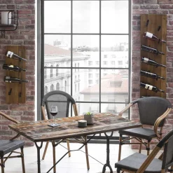 Holzpaneel Weinregal aus Mangobaum - Mendoza