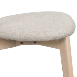 Holzstühle mit Polstersitz - Mikene (2er Set)