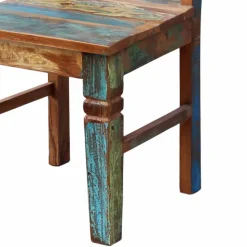 Holzstuhl Jamaica aus Recyclingholz (2er Set)