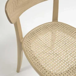 Holzstuhl mit Wiener Geflecht Sitz - Wheel (2er Set)