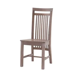 Holzstuhl Set Reverson in Grau Kiefer massiv (2er Set)