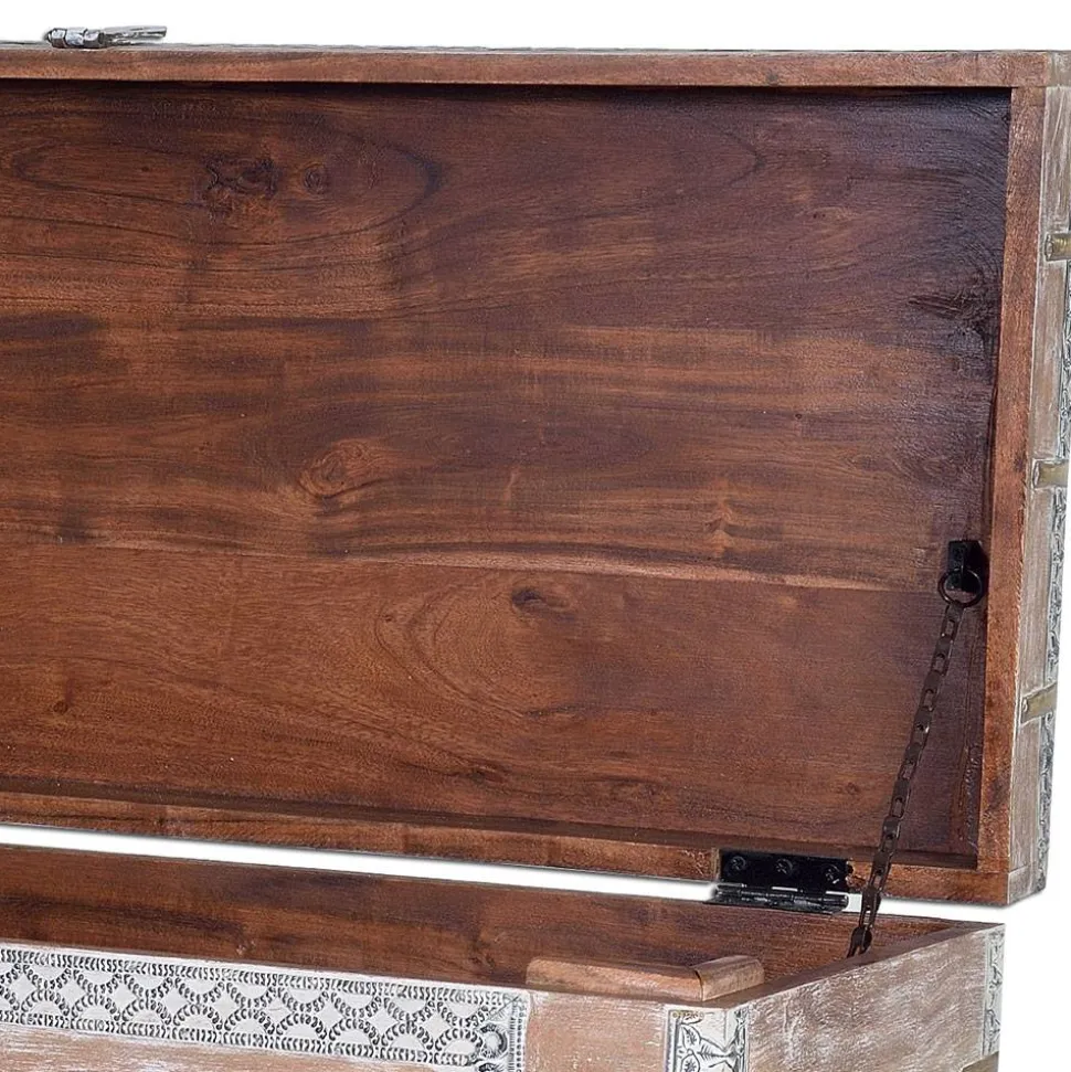 Holztruhe - ausgefallen gestaltet - Abraham