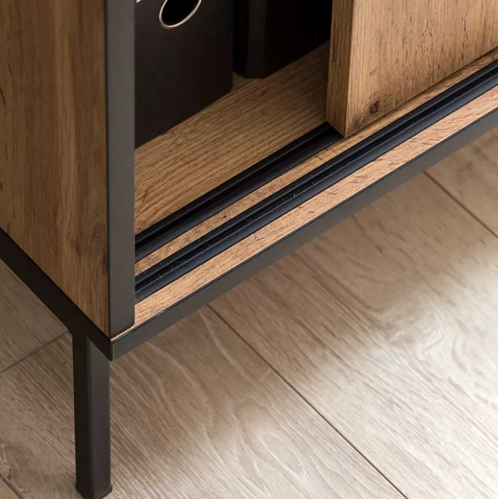 Home Office Schrank mit Schiebetüren - Zustic