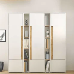 Home Office Schrankwand Set - Nonessia (fünfteilig)