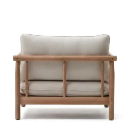 Indoor Outdoor Sessel in Cremefarben - Perconia