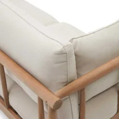 Indoor Outdoor Sofa in Cremefarben - Perconia