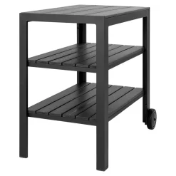 Indoor und Outdoor Servierwagen in Schwarz - Jeman