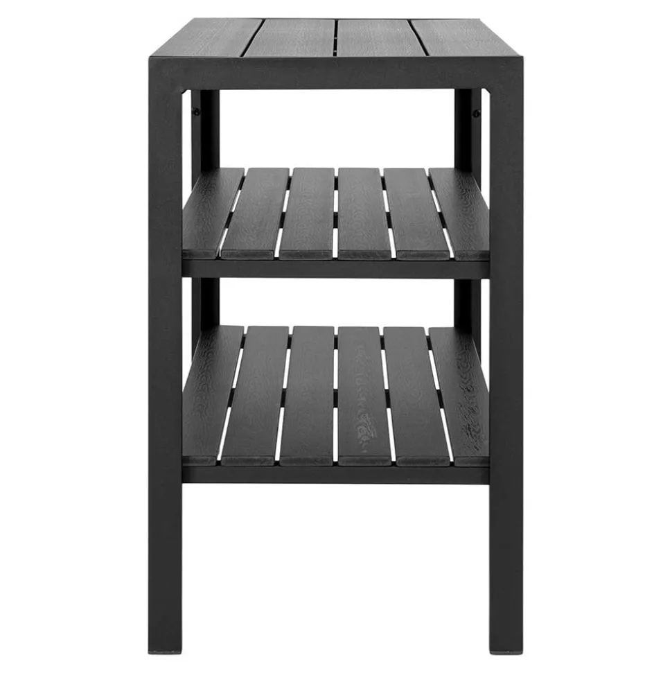 Indoor und Outdoor Servierwagen in Schwarz - Jeman