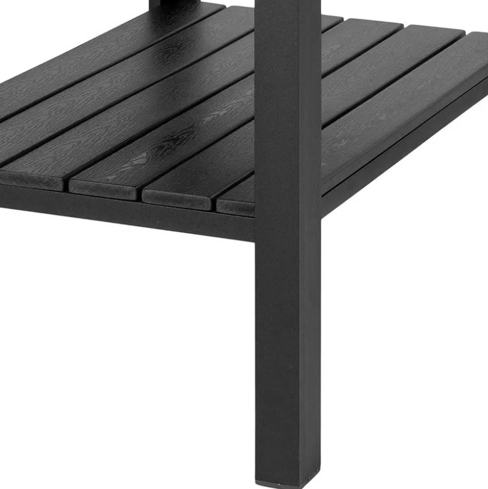 Indoor und Outdoor Servierwagen in Schwarz - Jeman