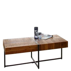 Industrial Couchtisch aus Akazie in Braun - Chadeys