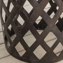 Industrial Design Beistelltisch aus Aluminium - Bahos