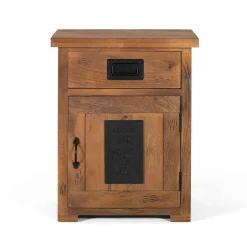 Industrial Design Nachtkommode aus Mangoholz - Semian