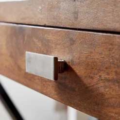 Industrial Design Schreibtisch aus Sheesham Holz - Apolon