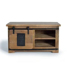 Industrial Design TV Board aus Mangoholz - Semian