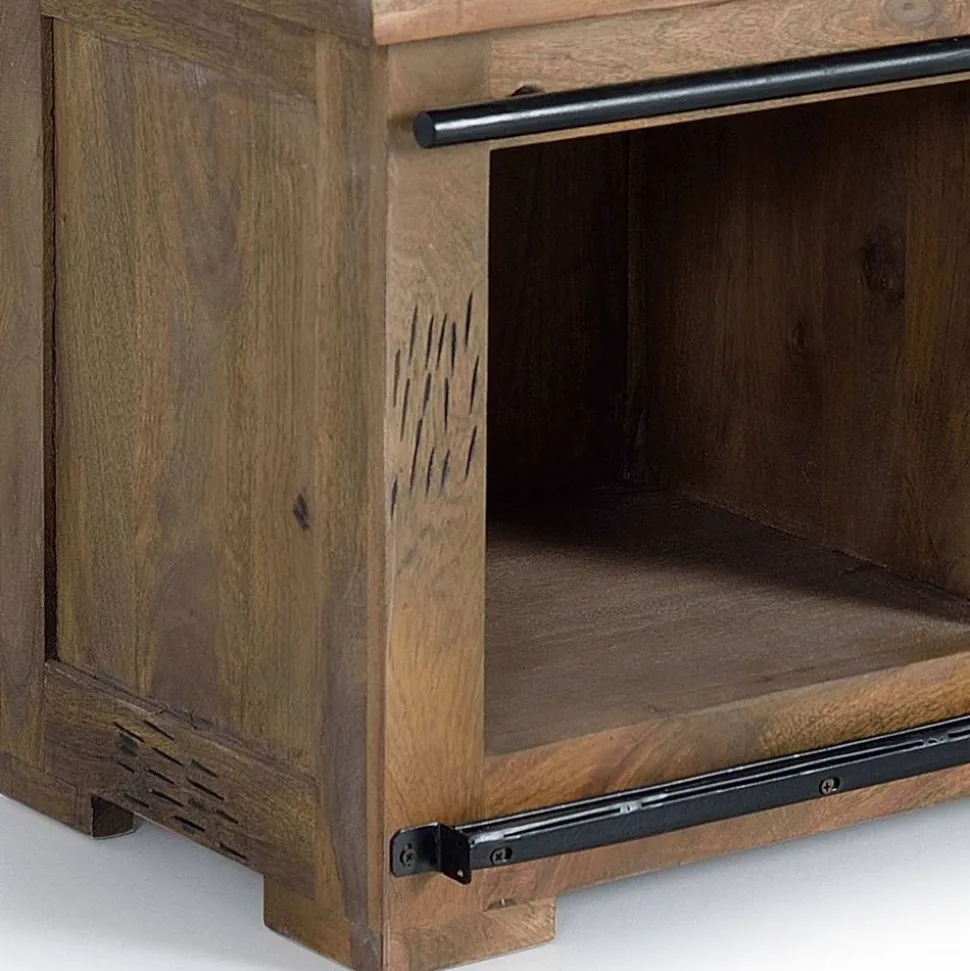 Industrial Design TV Board aus Mangoholz - Semian