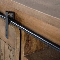 Industrial Design TV Lowboard aus Mangoholz - Semian