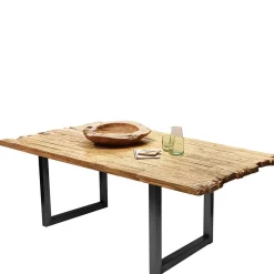 Industrial Esstisch aus rustikalem Teak Altholz - Chats