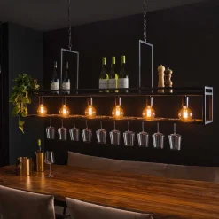 Industrial Hängeleuchte mit Ablage Boden - Chica