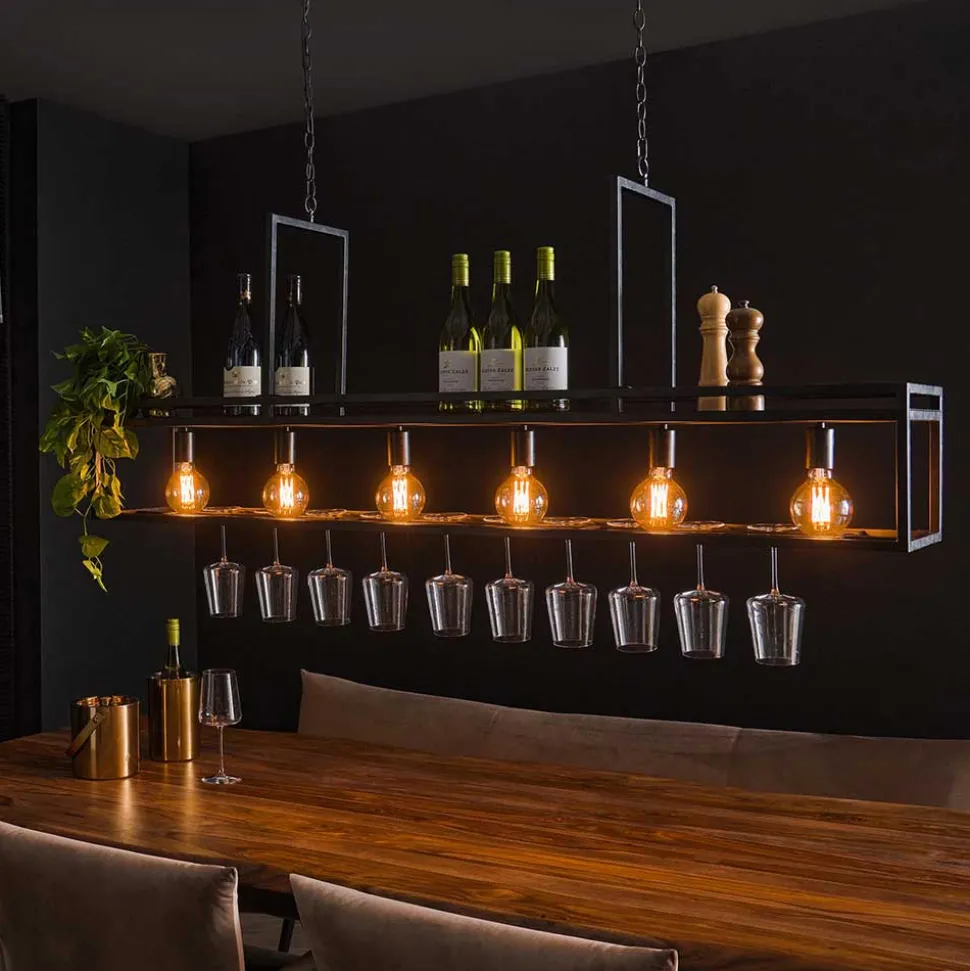 Industrial Hängeleuchte mit Ablage Boden - Chica