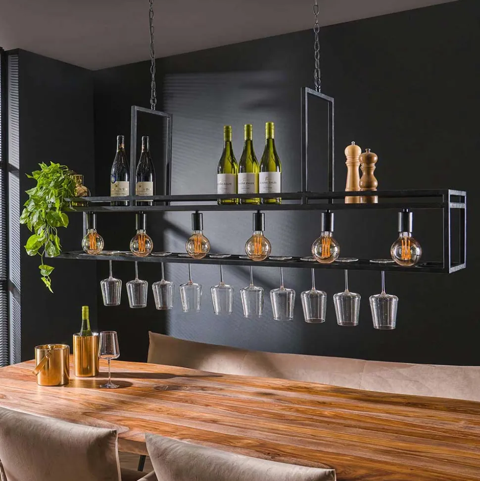 Industrial Hängeleuchte mit Ablage Boden - Chica