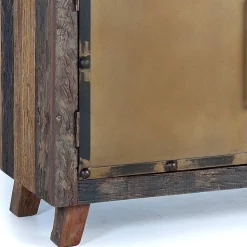 Industrial Kombi-Kommode aus Altholz - Stock