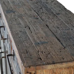 Industrial Kombi-Kommode aus Altholz - Stock