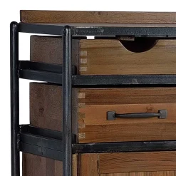 Industrial Kommode mit acht Schubladen - Zinova