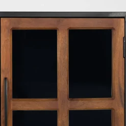 Industrial Kommode mit Glastüren - Hayato