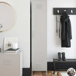 Industrial Metallspind in Taupe - Faktura