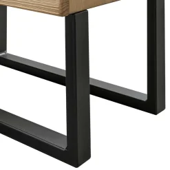 Industrial Nachtkommode aus Kiefer Massivholz - Catania