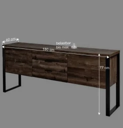 Industrial Sideboard mit viel Bodenfreiheit - Srecla