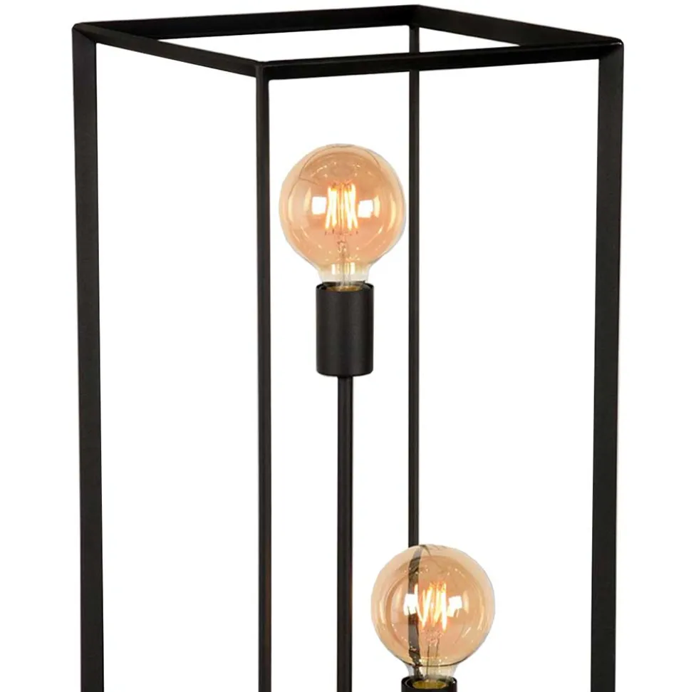 Industrial Stehleuchte in Schwarz - Ake