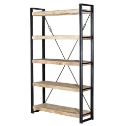 Industrial Style Standregal aus Mangoholz - Traudarian