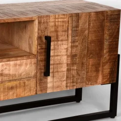 Industrial TV Lowboard aus Mangobaum - Schanow