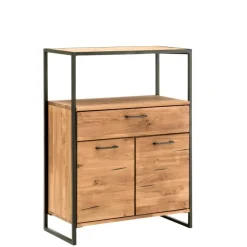 Industrial-Kommode aus Wildeiche Massivholz - Ingbo