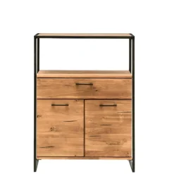 Industrial-Kommode aus Wildeiche Massivholz - Ingbo