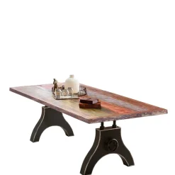 Industrialtisch mit Shabby Chic Altholz - Mutano