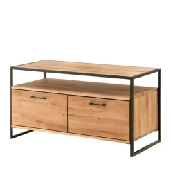 Industrial-TV-Board aus Wildeiche Massivholz - Ingbo